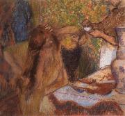 Edgar Degas Woman at her toilette oil on canvas